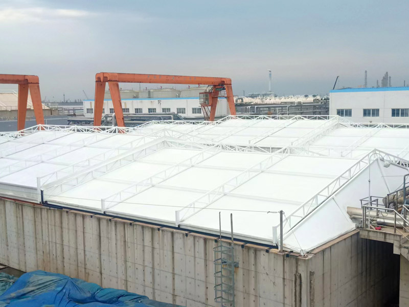 推拉式污水池加盖项目